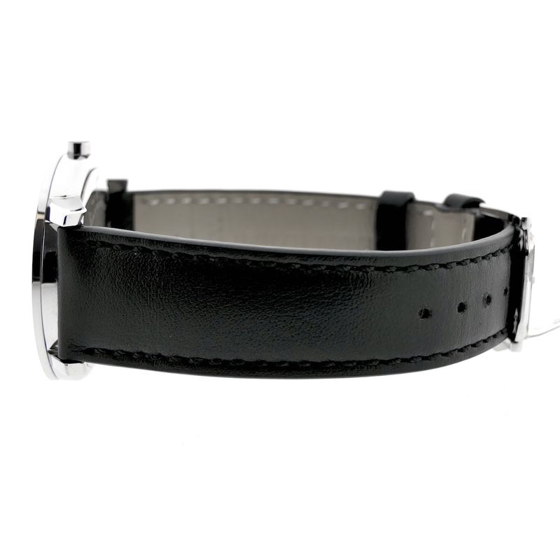 Image 10 of Movado Museum Classic; Steel women's watch with black dial; 0607583