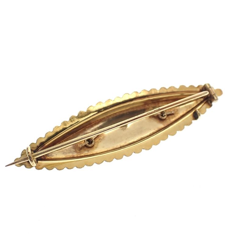 Image 3 of Vintage/antique gold brooch with filigree technique