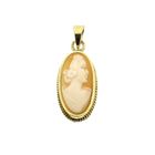 Image 1 of Gold pendant with cameo | Vintage/antique