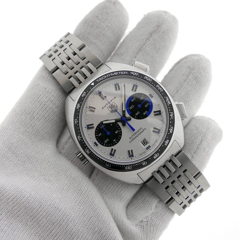 Image 9 of TAG Heuer Autavia CY2110 'Siffert' Re-Edition; Chronograph men's watch