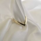 Image 3 of Gold V-shaped ring