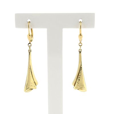 Image 1 of 14 Karat Gold Hoop Earrings