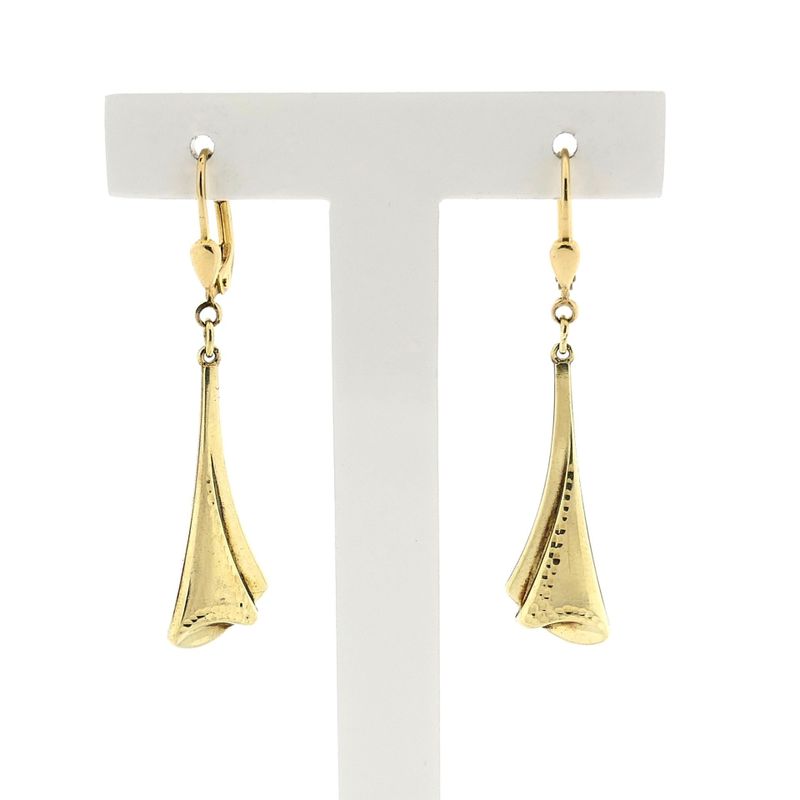 Image 1 of 14 Karat Gold Hoop Earrings