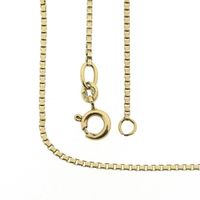 Golden Venetian link chain | 51 cm - 43 cm