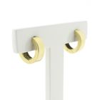 Image 3 of Gold hinged hoop earrings | Ø 12.4 mm