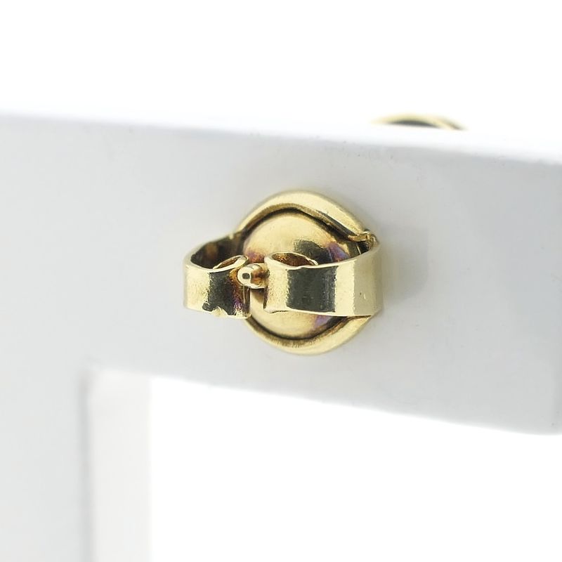 Image 4 of Gold stud earrings knot
