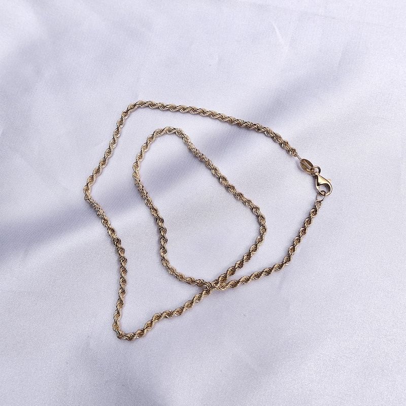 Image 7 of Gold twisted necklace | 42.5 cm