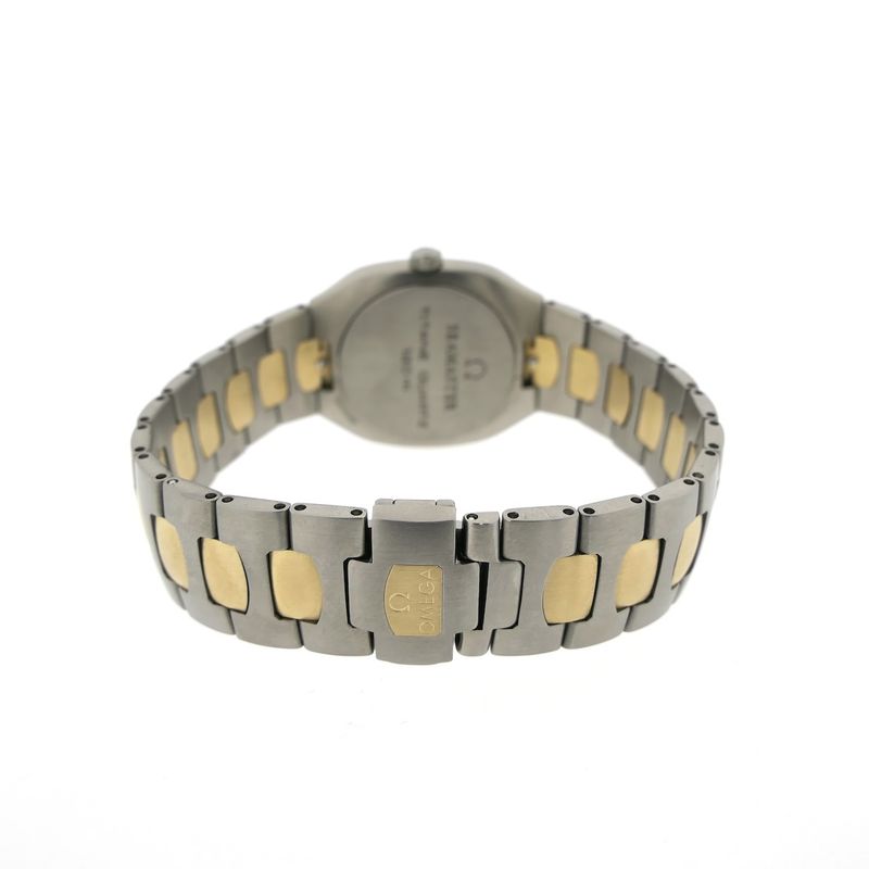 Image 16 of Omega Seamaster Polaris 'Titane' 396.0981; Unisex 18k gold/titanium watch with diamonds