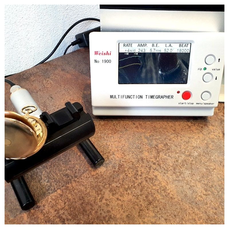 Image 8 of Alpina pocket watch; 14k gold