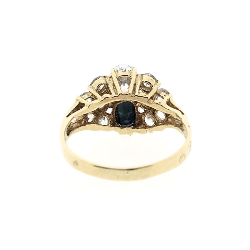 Image 3 of Gold ring with zirconia