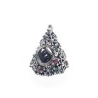 Image 3 of Pandora charm; Silver; Glitter Christmas tree
