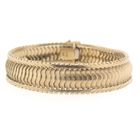 Image 3 of Vintage wide gold bracelet