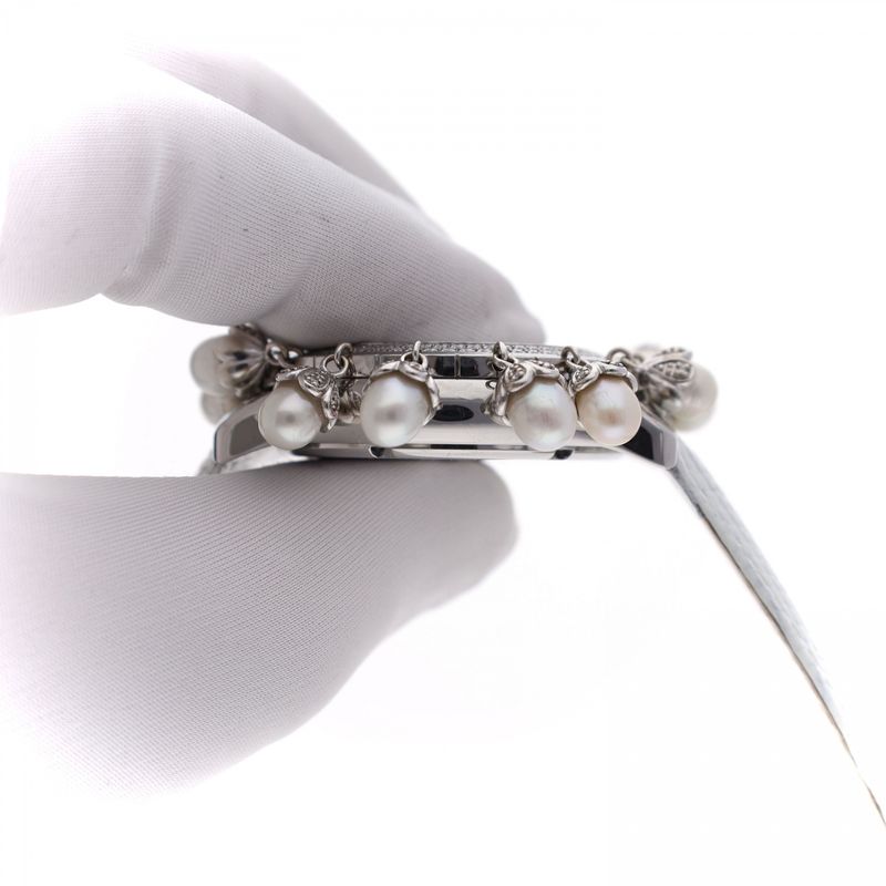 Image 8 of Meyers Lady Diamond & Pearl 101500; Women's Watch with Diamonds