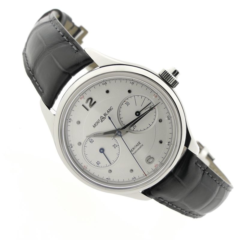Image 12 of Montblanc Heritage Monopusher Chronograph 119952; Automatic men's watch with chronograph