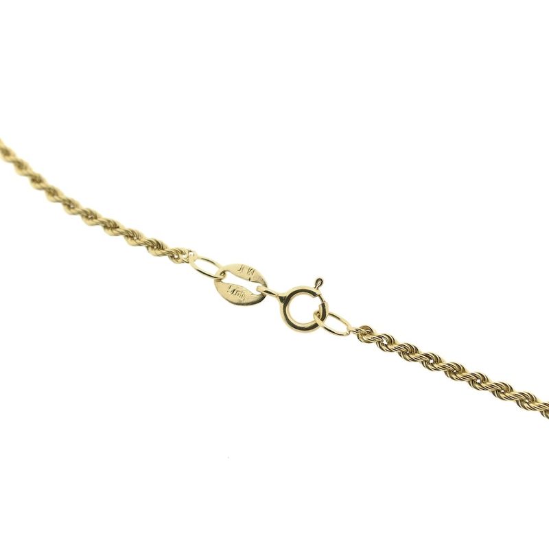 Image 4 of Gold twisted link chain | 45.5 cm