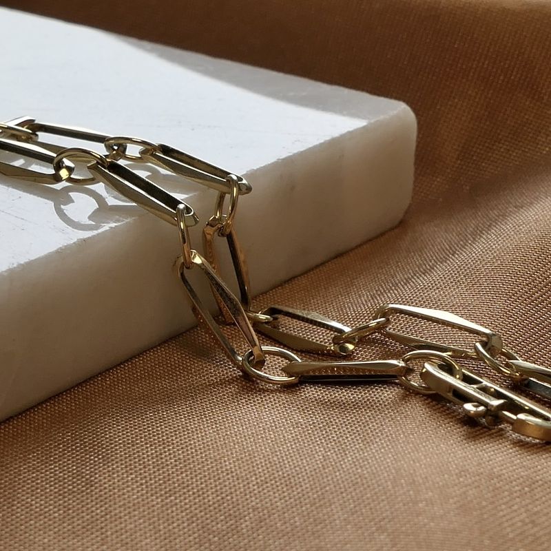 Image 2 of Gold closed for ever bracelet | 19 cm