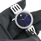 Image 5 of Movado Esperanza; Women's watch with diamonds and Bleu 'Mother of Pearl' dial; 0607231