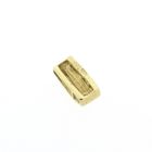 Image 4 of Gold minimalist pendant with zirconia