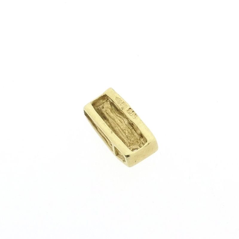 Image 4 of Gold minimalist pendant with zirconia