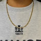 Image 9 of 8 Karat Figaro Chain