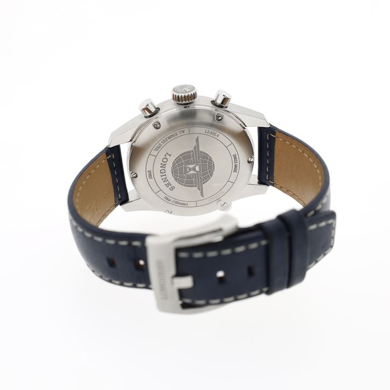 Image 14 of Longines Spirit Chronometer Chronograph L3.820.4; Automatic men's watch