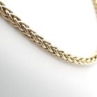Image 2 of Gold braided chain; Foxtail link | 45 cm