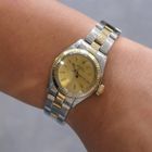 Image 12 of Rolex Oyster Perpetual 6719; Vintage gold/steel ladies' watch