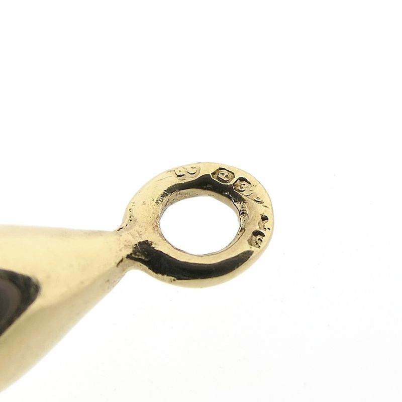 Image 4 of 9 carat pendant with diamond; 0.05 ct.