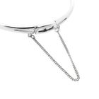 Afbeelding 5 van Witgouden slavenarmband met diamanten; 0,17 ct. 