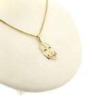 Image 9 of 18 carat gold pendant of a mask