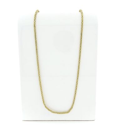 Image 1 of Gold square king link necklace