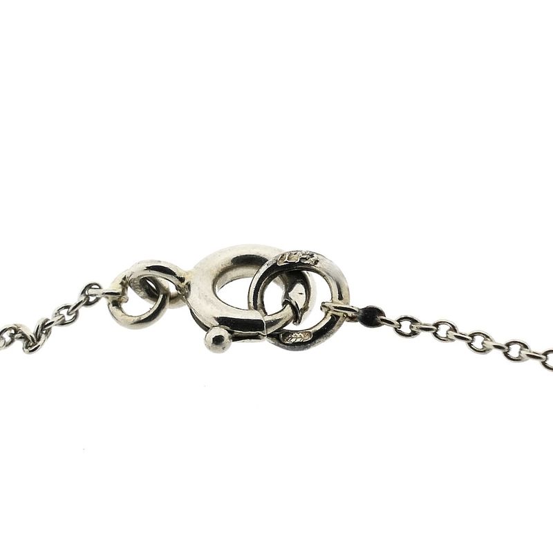 Image 7 of White gold necklace with pendant; Amsterdam rose diamond; 0.50 ct. | 45.5 cm