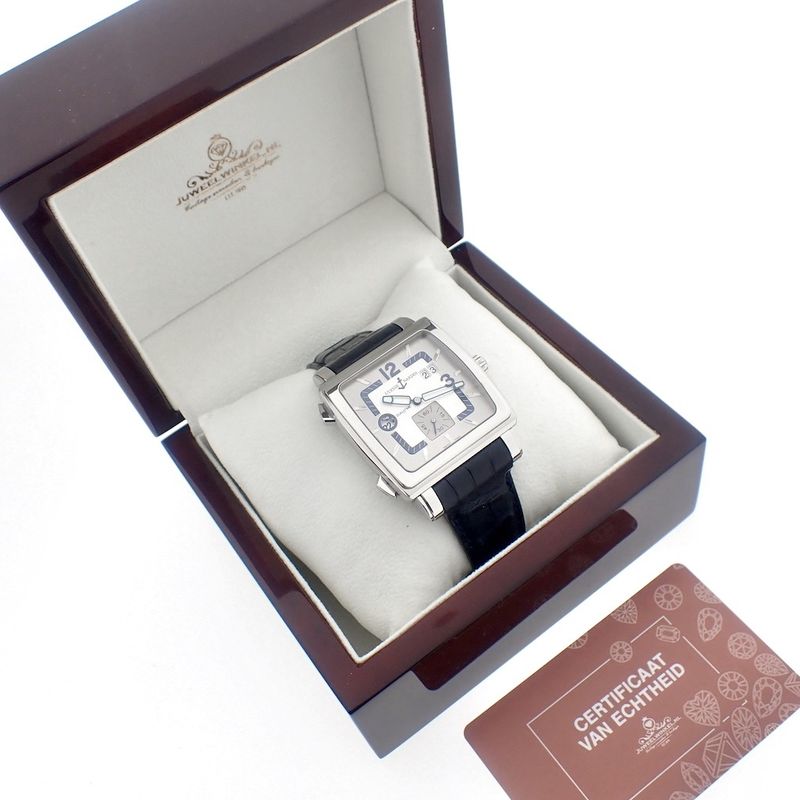 Image 11 of Ulysse Nardin Quadrato Dual Time; GMT Men's watch