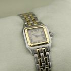 Image 14 of Cartier Panthère '2 Row'; 18k gold/steel women's watch