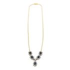 Image 5 of 18K Yellow Gold Cardano Link Necklace with Sapphire & Diamonds
