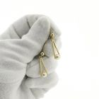 Image 7 of Gold earrings with pearl