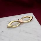 Afbeelding 2 van Bicolor gouden broche
