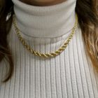 Image 9 of 8 carat twisted link chain