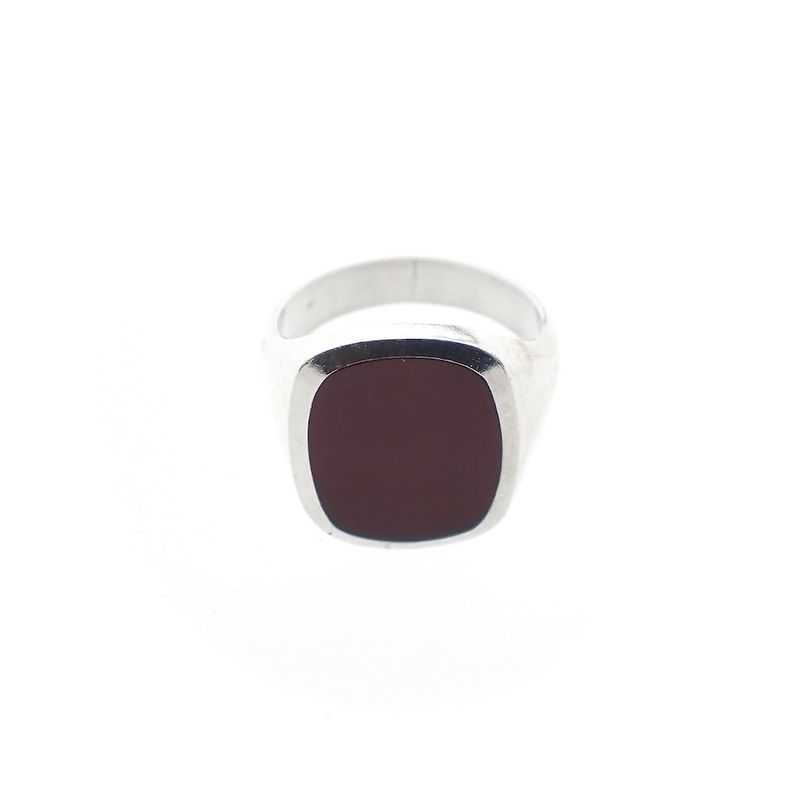 Image 5 of Signet ring set with carnelian