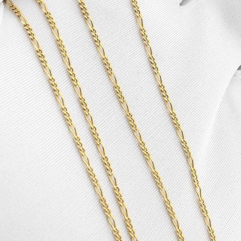 Image 8 of Golden Figaro link chain