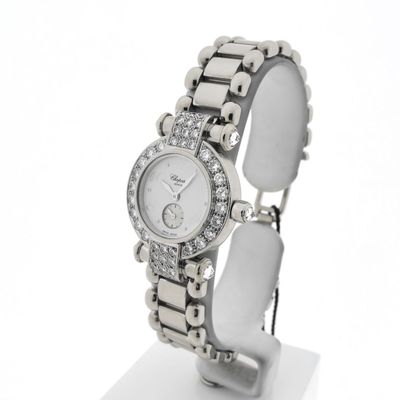 Image 2 of Chopard Imperiale 4156; Exclusive 18k White Gold Ladies Watch with Diamonds
