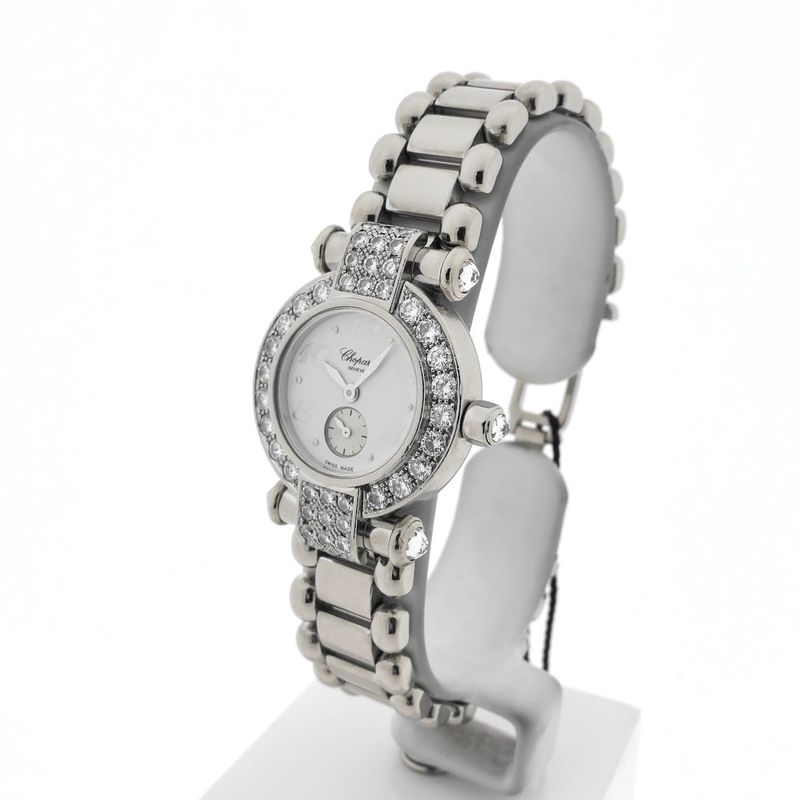 Image 2 of Chopard Imperiale 4156; Exclusive 18k White Gold Ladies Watch with Diamonds