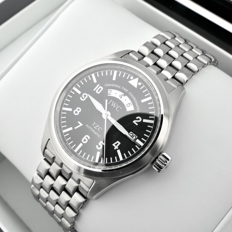 Image 13 of IWC Pilot UTC TZC Spitfire IW3251; Automatic men's watch with GMT
