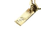 Afbeelding 6 van Gouden robuuste fantasie schakelarmband | 19 cm