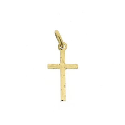 Image 1 of Gold pendant with a subtle cross