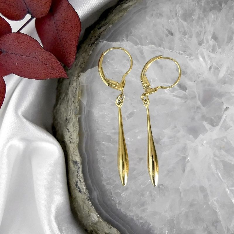 Image 2 of Gold earrings