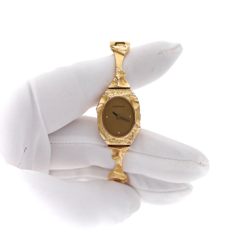 Image 15 of Lapponia 'Pola Negri'; 14k Gold Ladies Watch