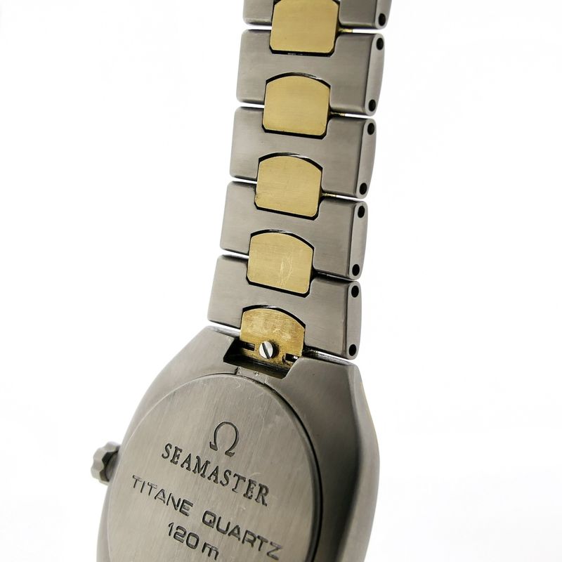 Image 15 of Omega Polaris 'Titane'; 18k. goud/stalen heren horloge