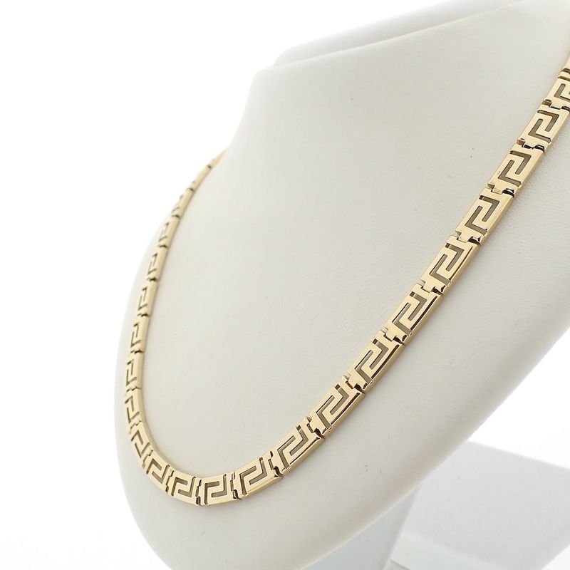 Image 5 of Gold meander necklace | 45.5 cm