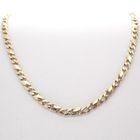 Image 6 of Golden fantasy gourmet link chain | 45 cm
